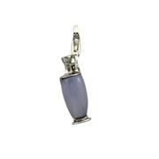 Ancient Greek Lekythos Style Blue Agate Vase Charm