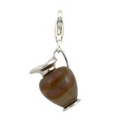 Oinoche Style Banded Agate Vase Charm
