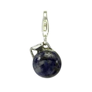 Ancient Greek Style Lapis Lazuli Aryballos Vase Charm