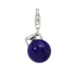 Ancient Greek Style Lapis Lazuli Aryballos Vase Charm