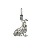 Rabbit Pendant in Sterling Silver