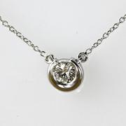 Cresent Moon Diamond Necklace