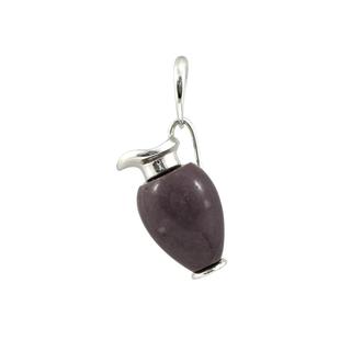 Oinoche Style Lavender Jade Vase Pendant