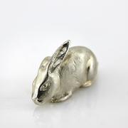 Sterling Silver Sitting Rabbit Ornament