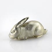 Sterling Silver Sitting Rabbit Ornament