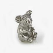 Solid Sterling Silver Full Body Koala Sitting